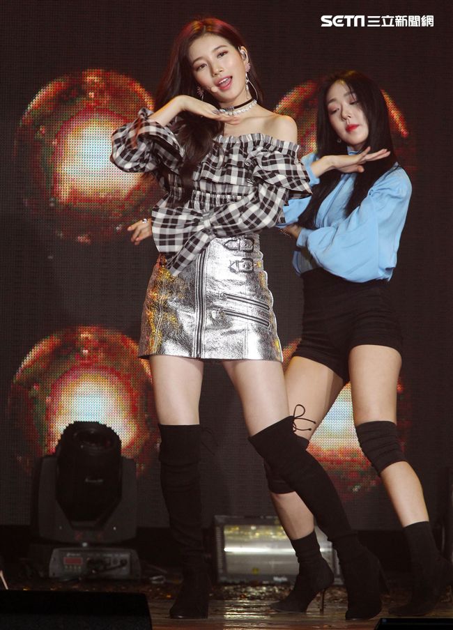 國民初戀裴秀智巡迴見面會台北首站，現場載歌載舞跟粉絲互動。（記者邱榮吉/攝影）