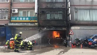 瓦斯行氣爆起火　4人灼傷送醫急救