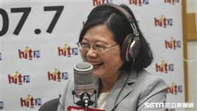 總統蔡英文接受周玉蔻專訪。 （圖／記者林敬旻攝）