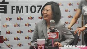 總統蔡英文接受周玉蔻專訪。 （圖／記者林敬旻攝）