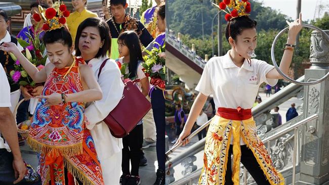 女模卡到陰引鬼神上身　開啟乩童人生