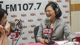 總統蔡英文接受周玉蔻專訪。 （圖／記者林敬旻攝）