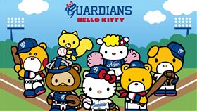  Hello Kitty與富邦悍將聯名。（圖／球團提供）