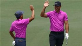 Brooks Koepka與潘政琮。（圖／翻攝自PGATOUR影片）