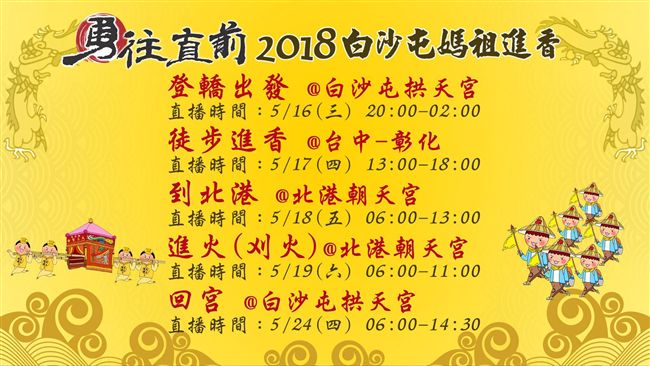 持續四天全程記錄　白沙屯媽祖進香