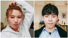 這群人,董仔,展瑞,修圖,自拍,錐子臉（合成圖/翻攝自董仔IG、展瑞IG）