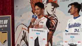 統一獅郭阜林。（圖／記者王怡翔攝）