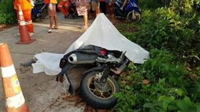 和尚中樂透還俗　酒駕自撞亡（圖／翻攝自matichon.co.th）