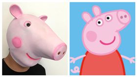 舅舅扮佩佩豬　卻讓姪女崩潰秒哭！他懷疑人生：出什麼問題 合成圖／翻攝自臉書