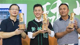 ▲中華職棒會長吳志揚與新竹市長林智堅一起出席記者會。（圖／新竹市政府提供）