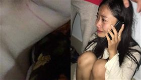 柬埔寨,附身,鬼,炒作,電影,驚悚,鬼片,鬼影,劇組,中邪,演員,勒死,勒痕　圖／翻攝自臉書 https://goo.gl/kAippP