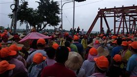 白沙屯,拱天宮,媽祖,進香,白沙屯拱天宮,媽祖進香,香燈腳
圖／白沙屯拱天宮