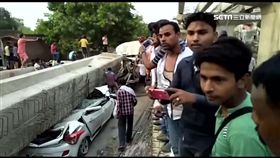 印施工中高架橋突垮塌 釀19死12傷