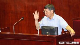 台北市長柯文哲。 （圖／記者林敬旻攝）