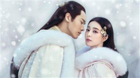  李晨救場范冰冰補拍《巴清傳》。(翻攝微博)