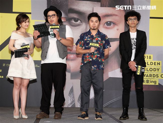 黃子軒與山平快公佈「第29屆金曲獎入圍名單」。（記者邱榮吉/攝影）