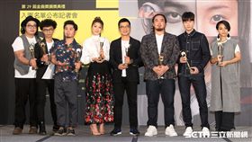 Matzka、曹雅雯、阿爆、周興哲、黃子軒、山平快出席：「第29屆金曲獎入圍名單記者會」。（記者邱榮