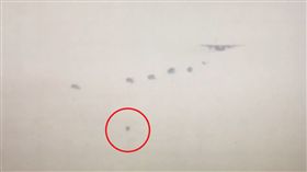 傘兵意外墜落命危　最新畫面曝光／翻攝畫面（傘兵,國防部,跳傘,漢光演習）