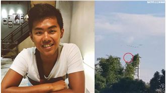 傘兵高空墜地　物理名師曝保命關鍵！