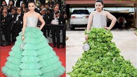 泰國一名服飾店老闆娘cosplay名人穿搭照。（圖／翻攝自Benjaphorn Chetsadakan IG）