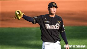 旅韓台灣投手NC恐龍王維中。 （圖／記者林敬旻攝）
