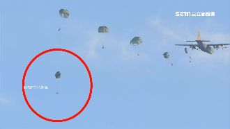 主傘沒開副傘沒吃到風　特戰兵急墜地