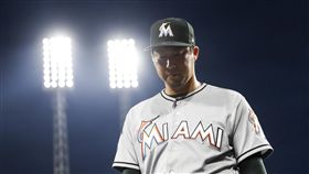 馬林魚投手田澤純一。（圖／美聯社／達志影像）