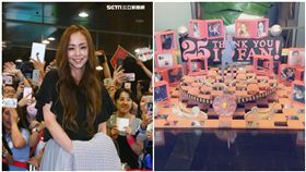TW❤NA！君品為天后準備驚喜　安室秀中文樂喊「謝謝」
合成圖／資料照、臉書