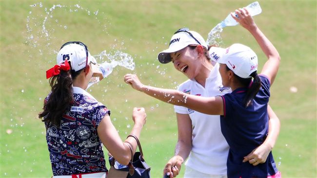 又是日本女子高球員在台拿到生涯首勝