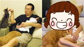 對比照,香港,微博,爆廢公社,10年,十年,人生,瘦,表情,合照,黄定敏 圖／翻攝自微博　https://goo.gl/bja5PP