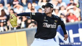 旅韓台灣投手NC恐龍王維中。 （圖／記者林敬旻攝）