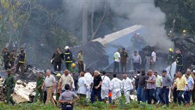 古巴航空墜機釀110死3傷。（圖／翻攝自推特）
