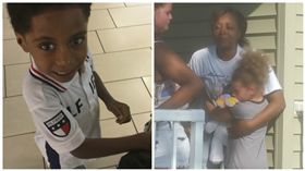 美國明尼蘇達州7歲男童森姆斯（Keyaris Samuels）把玩手槍時不慎擊斃自己。（圖／翻攝自推特）