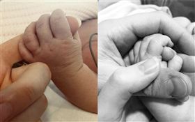 父母忍痛拔生命維持器　女嬰緊握手指
（圖／翻攝自Gabby Urrutia臉書）