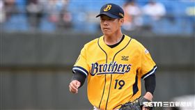 中信兄弟鄭凱文。 圖／記者林敬旻攝