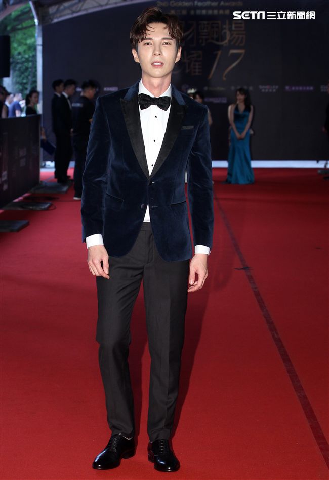 第二屆金羽獎星光大道陳勢安。（記者邱榮吉/攝影）