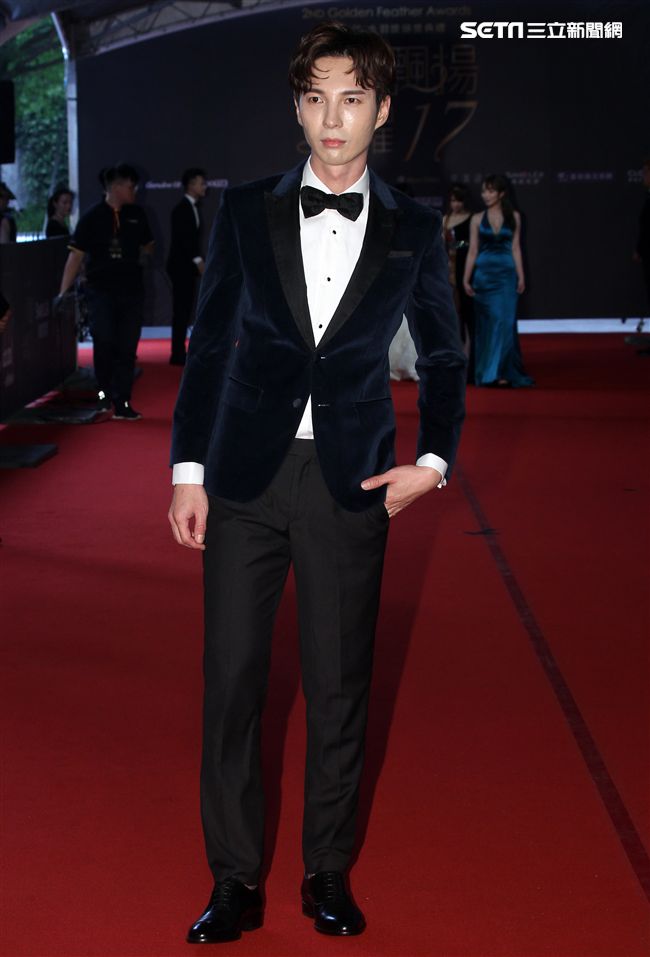 第二屆金羽獎星光大道陳勢安。（記者邱榮吉/攝影）