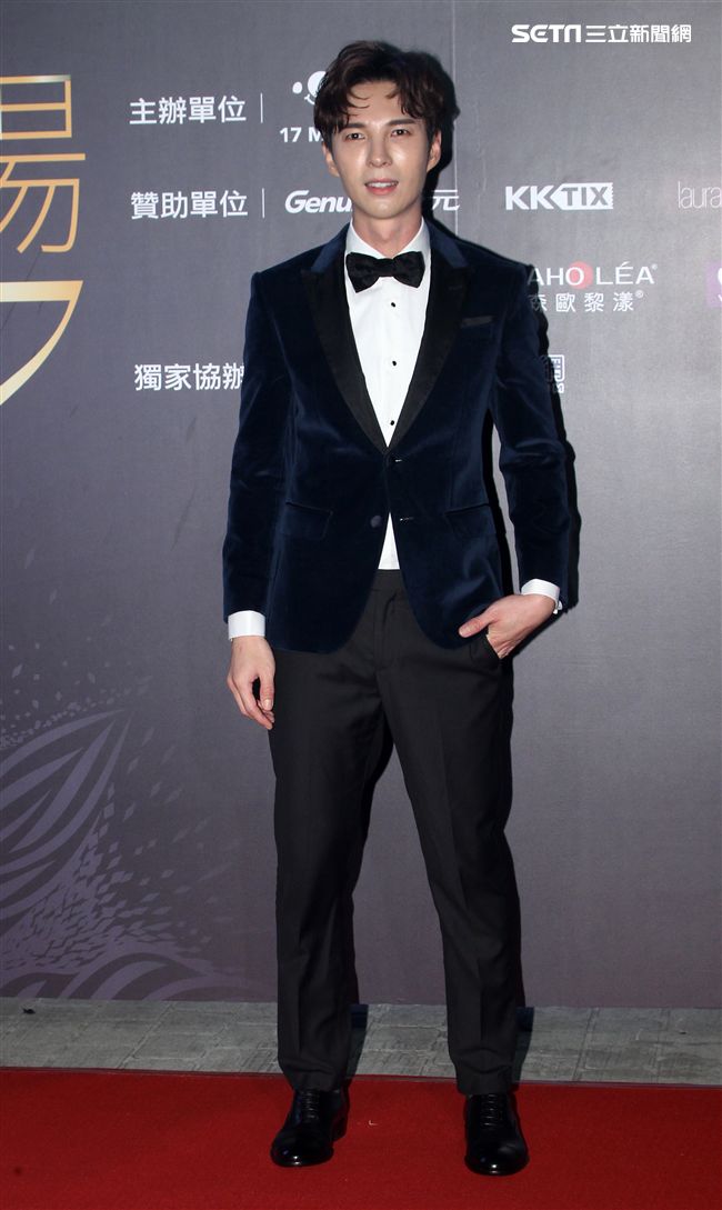 第二屆金羽獎星光大道陳勢安。（記者邱榮吉/攝影）