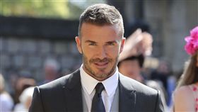 英國皇室哈利和梅根世紀婚禮、貝克漢（David Beckham）、維多莉亞（Victoria Beckham）　圖／美聯社／達志影像