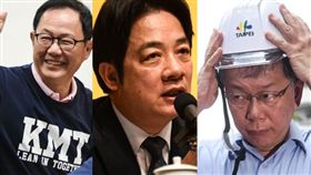 丁守中、賴清德、柯文哲。（圖／記者林敬旻攝）