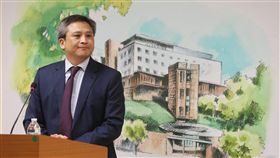 梅健華宣布AIT新館落成美國在台協會（AIT）處長梅健華（Kin Moy），21日在美國文化中心主持記者會，宣布6月12日將在AIT內湖新館舉辦落成典禮。中央社記者鄭傑文攝　107年5月21日