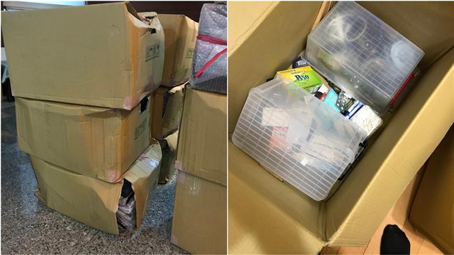 男控大榮送貨粗暴　反遭打臉：包裝爛
