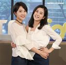 雙人美聲團體「晨悠」接受三立新聞網專訪。（記者邱榮吉/攝影）