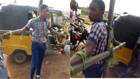 奈及利亞,鞭刑,體罰,十字架,Afolayan Joseph,Livinus,鬆綁,鞭打,中學,遲到,守時,　圖／翻攝自IG https://goo.gl/r1MJD5