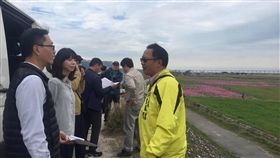 立委爭取中央補助　甲后線自行車道有譜立委洪慈庸（左2）協助台中市政府爭取甲后線自行車道建置，獲體育署2040萬元補助。洪慈庸指出，未來自行車道建置完成，可銜接環島1號線、花博后里森林園區等地，民眾騎乘自行車即可遨遊各區美景。（立委洪慈庸辦公室提供）中央社記者趙麗妍傳真　107年5月21日