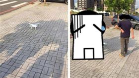 加班,照片,影子,空拍機,女同事,第六感,直覺,柯南（圖／翻攝自爆料公社）