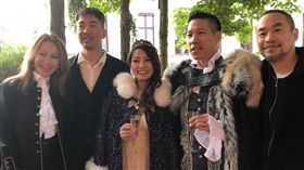 L.A. Boyz成員林智文（Steven）法國婚禮，黃立行，黃力成。(翻攝李玟微博)