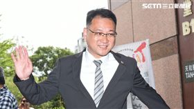 民進黨中央選對會召集市議員商討北市選戰布局，阮昭雄。 （圖／記者林敬旻攝）
