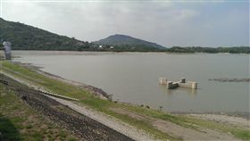 阿公店水庫6月起空庫防淤為增加阿公店水庫防洪空間及提高水庫排砂效能，水利署南區水資源局計劃6月到9月上旬，放空水庫以較低水位進行空庫防淤操作。（南水局供圖）中央社記者王淑芬傳真　107年5月22日