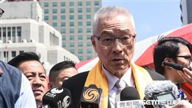 國民黨主席吳敦義出席黃帝祭拜大典。 圖／記者林敬旻攝